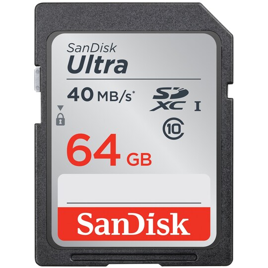 SanDisk Ultra SDHC 64 GB hukommelseskort
