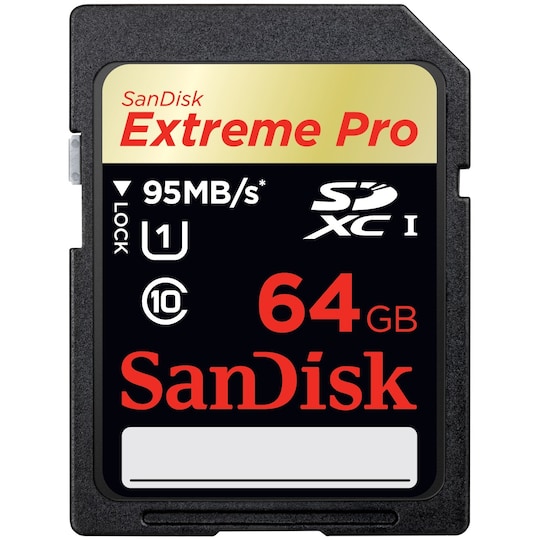 SanDisk Extreme Pro SDXC UHS-I hukommelseskort 64 GB