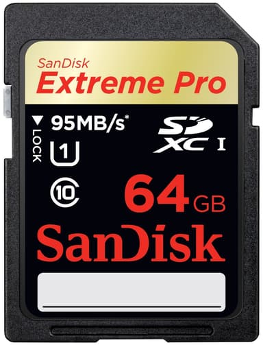 SanDisk Extreme Pro SDXC UHS-I hukommelseskort 64 GB