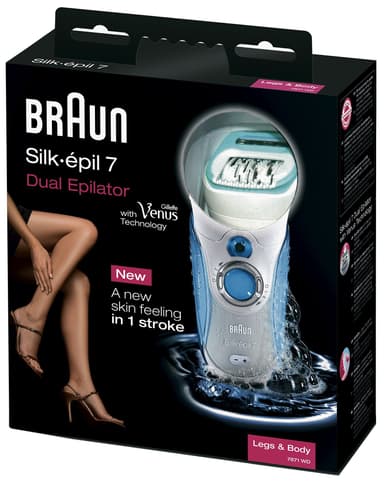 Braun Epilator Silk-epil 7 Dual Wet & Dry