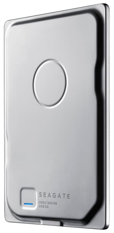 Seagate Seven 500 GB bærbar harddisk - stål