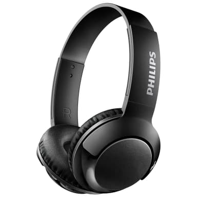 Philips Bass+ trådløse on-ear hovedtelefoner - sort