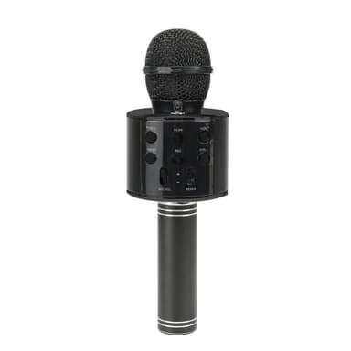 Karaoke-mikrofon med Bluetooth, Sort