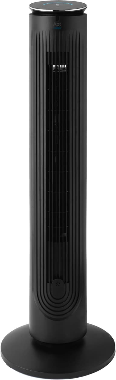 Air Pure Tech tårnventilator med fjernbetjening (sort)
