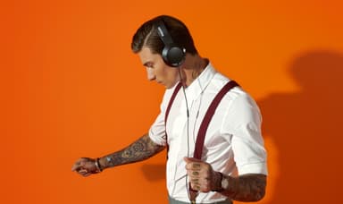 Philips Bass+ around-ear hovedtelefoner SHL3175 (sort)