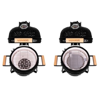 VONROC Kamado - kulgrill - 13“- Ø27cm | Med fod og regnslag