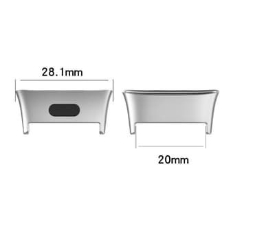 Klockbandskontakter 1 par Sølv Redmi Watch 3