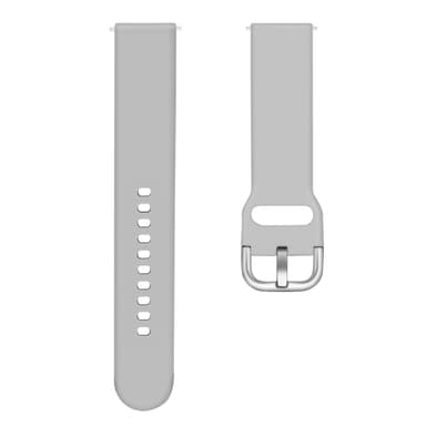 Urrem silikone Grå 22 mm Huawei GT1/2 Gen, Samsung Watch 3 45mm, Samsung watch 46mm, Samsung Gear S3 Classical/Frontie, Huawei Watch GT/GT 2 46mm