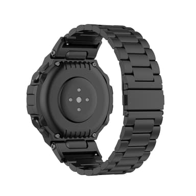 Klockarmband i rostfritt stål med skruvmejslar Sort Amazfit T-Rex A1918