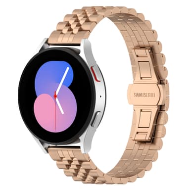 Justerbar Universal 20 MM femrads pärlorm Rose guld