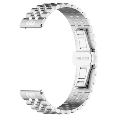 Justerbar Universal 22 MM femrads pärlorm Sølv