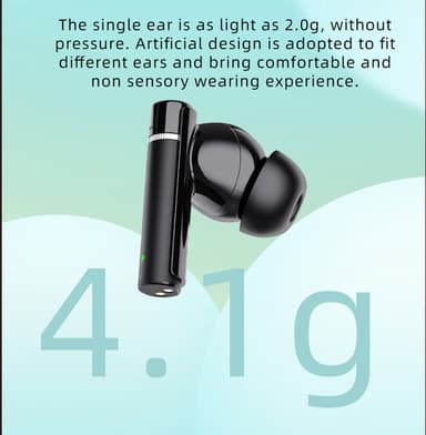 Trådløse øretelefoner power display Bluetooth 5.3 650 mAh