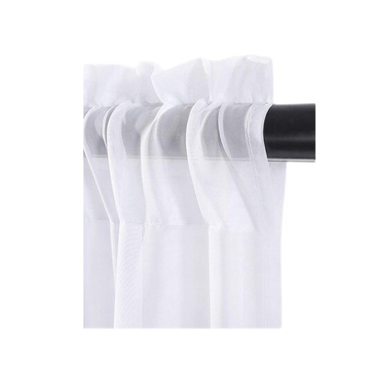 INF Simple Elegant Short Curtain 2-Pack Hvid 76x60 cm