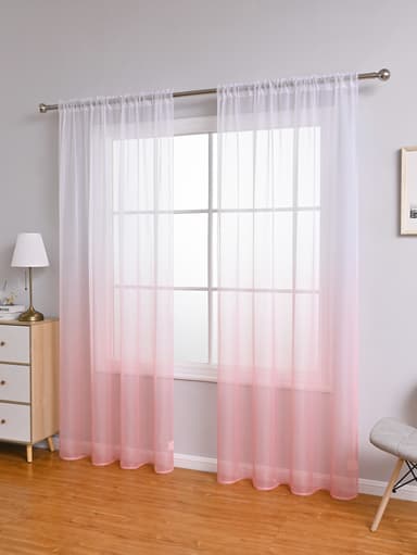 Gradient lysfiltreringsgardin MultiColor 100x200 cm