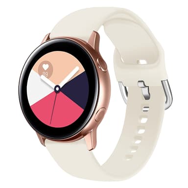 INF Urrem silikone Hvid 22 mm Huawei GT1/2 Gen, Samsung Watch 3 45mm, Samsung watch 46mm, Samsung Gear S3 Classical/Frontie, Huawei Watch GT/GT 2 46mm
