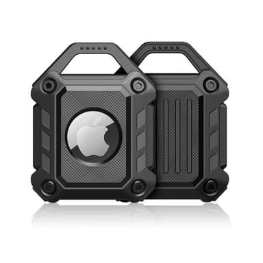 SKALO Armor Carbon TPU AirTag Holder - Sort
