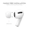 AHASTYLE AirPods Pro 1/2 Silikone Ørepropper S+M+L - Sort