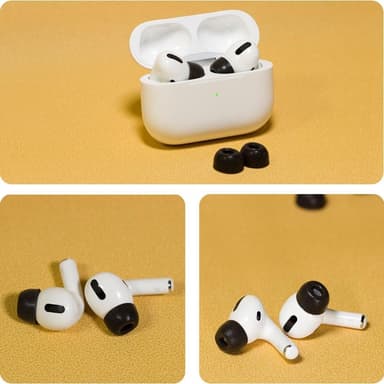 AHASTYLE AirPods Pro 1/2 Ørepropper med Memory Foam Sort - Small