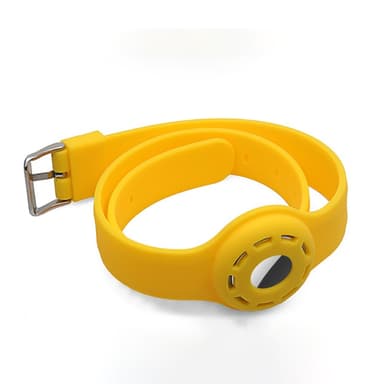 SKALO AirTag Holder Silicone Pet Collar - Turkis