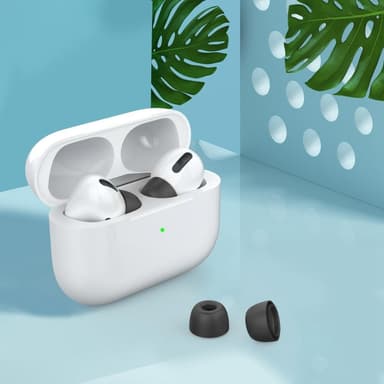 AHASTYLE AirPods Pro 1/2 Silikone Ørepropper Sort - Large
