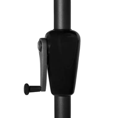 VONROC Premium Parasol Iseo 460x270cm - Kombisæt inkl. base 26kg - Ekstra stor - UV-resistent - Grå - Inkl. overtræk