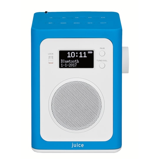 Juice bærbar radio SJUPBU14E - blå