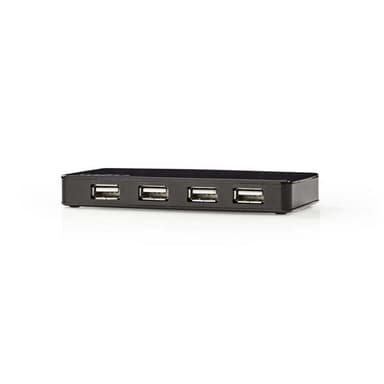 USB-hub | 7 porte | USB 2.0-drevet | Separat strømforsyning