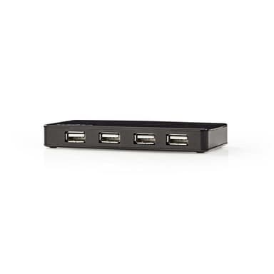 USB-hub | 7 porte | USB 2.0-drevet | Separat strømforsyning