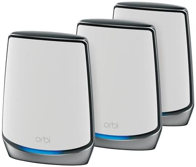 Netgear Orbi RBK863S AX6000 Tri-Band Mesh Wi-Fi system (3-pak)