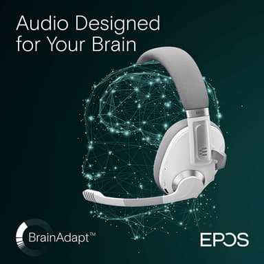 EPOS H3PRO HYBRID trådløst gaming-headset (hvid)