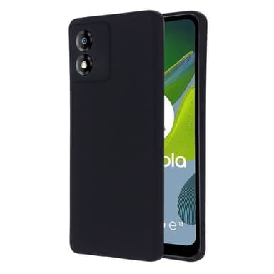 Liquid silikone cover Motorola Moto E13 - Sort