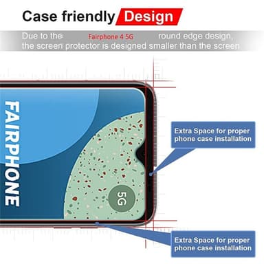 Hærdet glas skærmbeskytter Fairphone 4