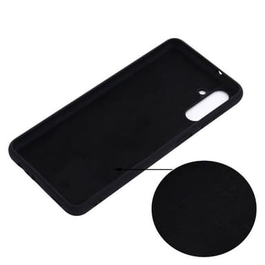 Liquid silikone cover Samsung Galaxy A24 4G - Sort