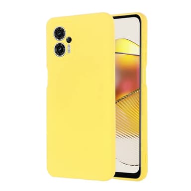 Liquid silikone cover Motorola Moto G53 - Gul
