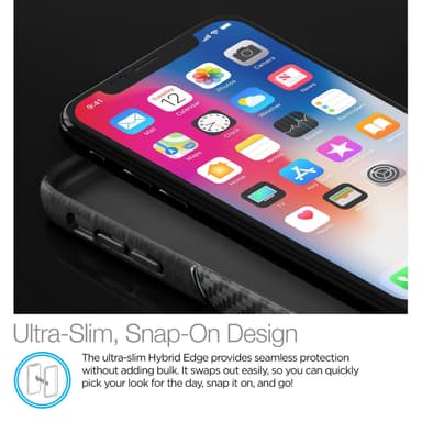 Naztech Hybrid PC+TPU cover - iPhone X/XS