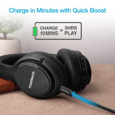Naztech Driver Anc1000 BT Wireless Active Noise Canceling Hovedtelefoner