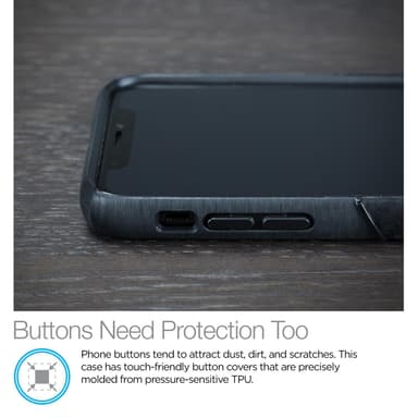 Naztech Hybrid PC+TPU cover - iPhone X/XS