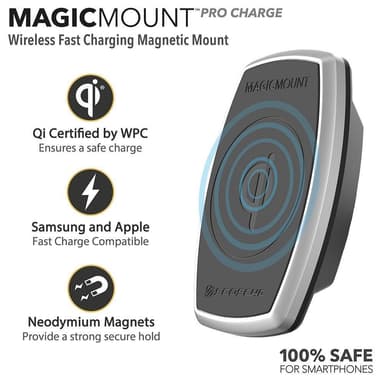 Magicmount Pro 10W Qi Lader Telefonholder T/Hjemmet