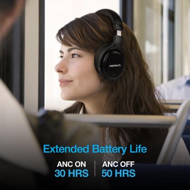 Naztech Driver Anc1000 BT Wireless Active Noise Canceling Hovedtelefoner