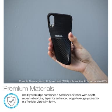 Naztech Hybrid PC+TPU cover - iPhone X/XS