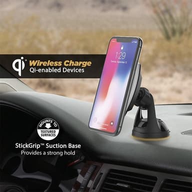 Magicmount Pro 10W Qi Lader Telefonholder - Dash/Window
