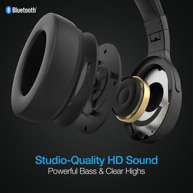 Naztech Driver Anc1000 BT Wireless Active Noise Canceling Hovedtelefoner