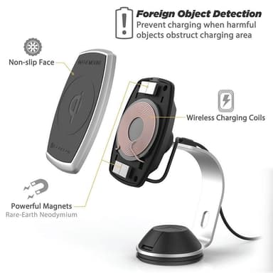 Magicmount Pro 10W Qi Lader Telefonholder T/Hjemmet