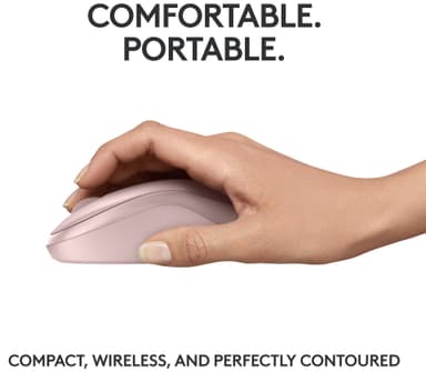 Logitech M240 Silent Bluetooth trådløs mus (rosa)