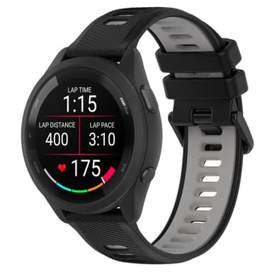 Klockarmband silikon Grå Garmin Forerunner 265S