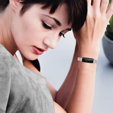 Bling klockband Sølv Fitbit Inspire 3