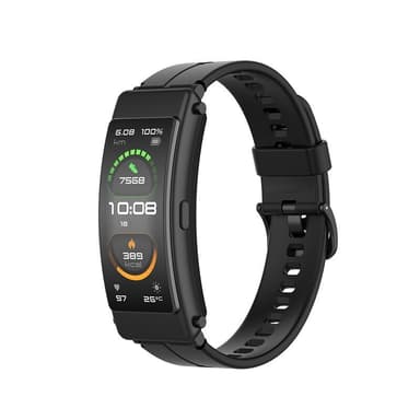 Klockarmband silikon Sort Huawei Band B7