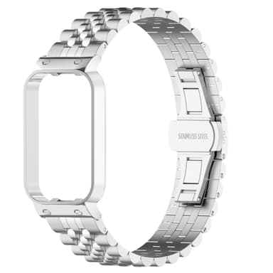 Klockarmband med boett i rostfritt stål Sølv Redmi Band 2