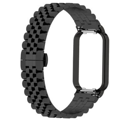 Klockarmband med boett i rostfritt stål Sort Redmi Band 2