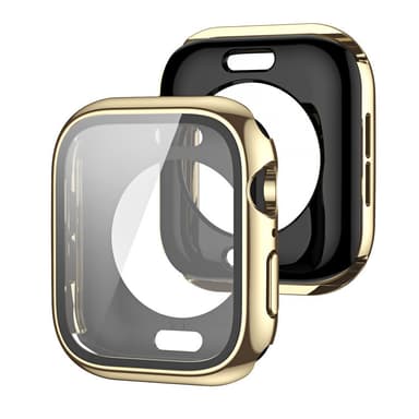 Smart urkasse med skærmbeskytter Rose guld Apple Watch 7/8 41 mm